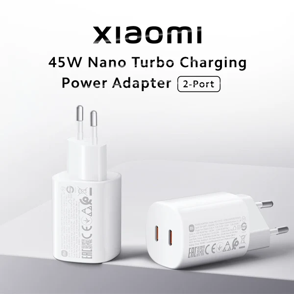 Xiaomi 45W Nano Turbo Charging Power Adapter (2-Port) - Image 3